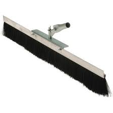 Concrete broom