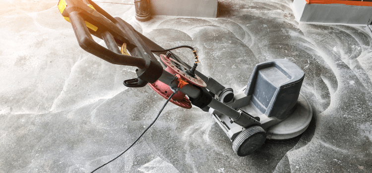 concrete cleaning machine