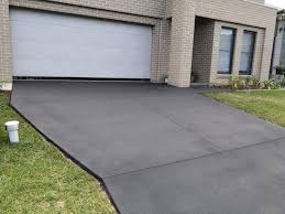 concrete driveway design ideas, black oxide concrete dye