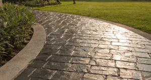 Types of concrete finishes stamped concrete