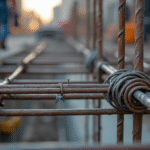 Tying rebar in concrete